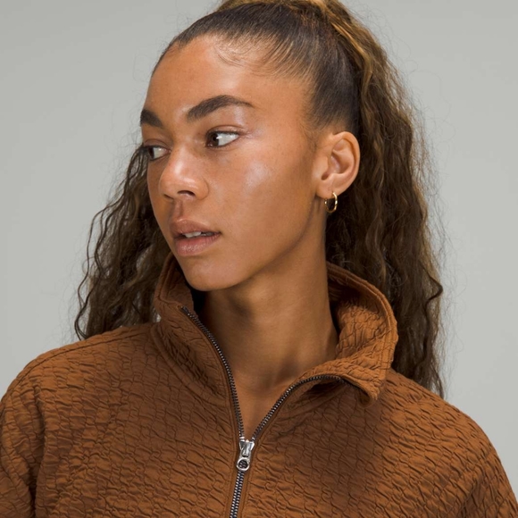 Lululemon Rippled Full Zip Jacket Size 10 - Picture 3 of 8